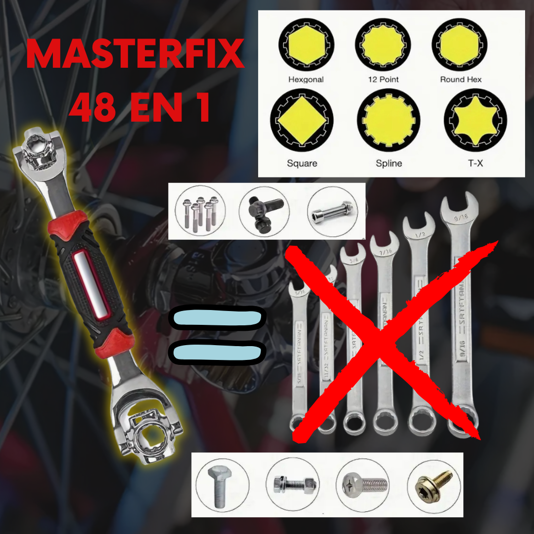 MASTERFIX 48 - LLAVE UNIVERSAL MULTIFUNCIONAL 48 EN 1