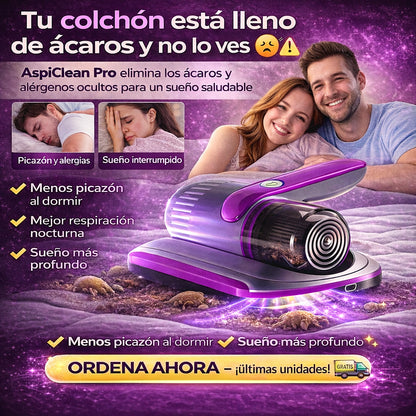 AspiClean Pro — Eliminador de Ácaros UV